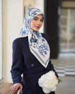 روسری ابریشم توییل 320 - تصویر 2