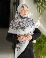 روسری نخی مدال ریشه پرزی 317 - تصویر 2
