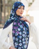 روسری نخی مدال ریشه پرزی 309 - تصویر 2